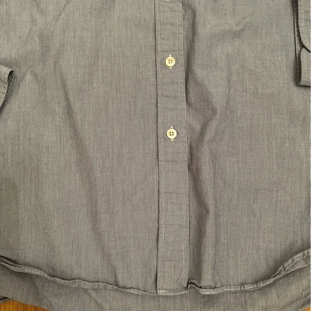 J Crew Button Up Shirt Mens XL Tailored Fit Stripe Long Sleeve Pocket (j5)
